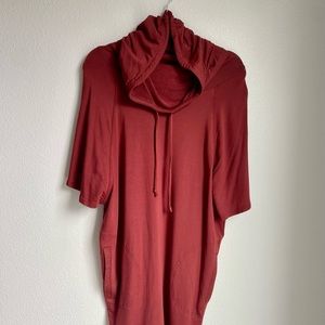 Prana hooded “Carys” athletic dress with pockets